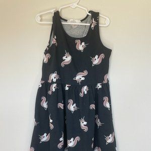 SUPER CUTE Unicorn dress by H&M, girls 8